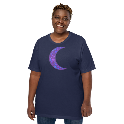 Serpent Moon Folk Art Unisex T-shirt