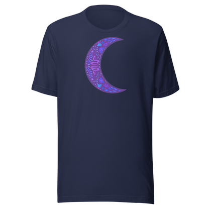 Serpent Moon Folk Art Unisex T-shirt