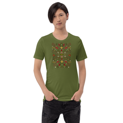 Celtic Christmas Folk Art t-shirt