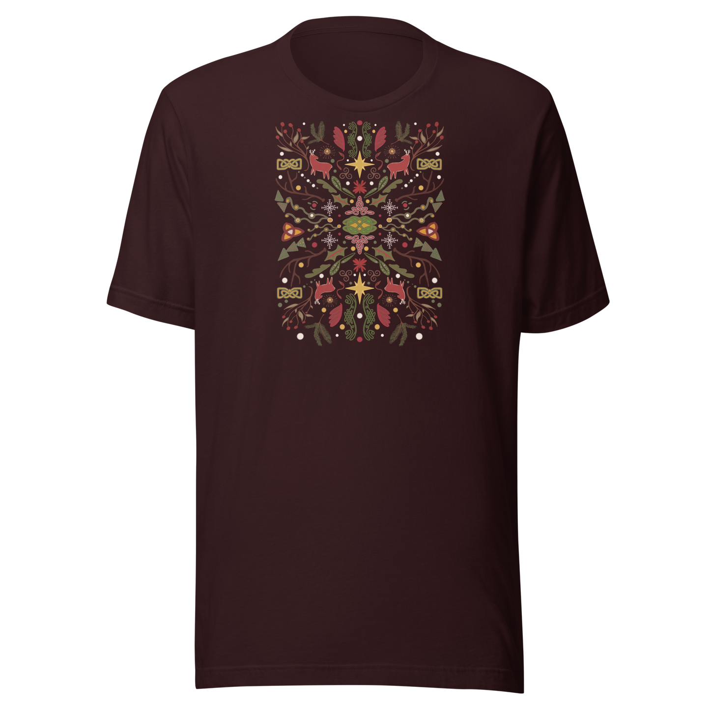 Celtic Christmas Folk Art t-shirt