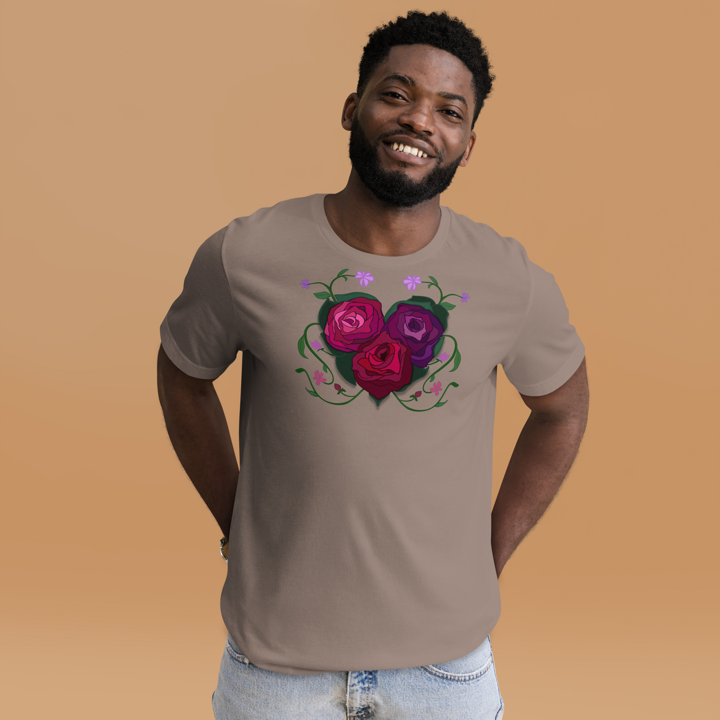 Rose Heart Unisex T-shirt