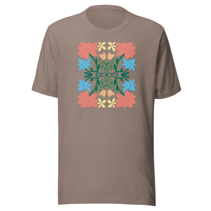 Retro Blumenstrauß Unisex T-Shirt