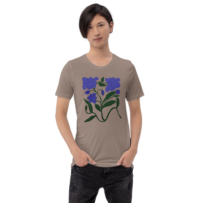 Retro Wildblumen Unisex T-Shirt