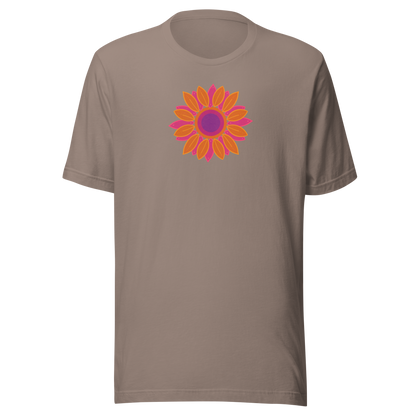 Retro Sun Daisy Unisex t-shirt