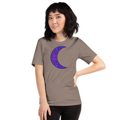 Serpent Moon Folk Art Unisex T-shirt