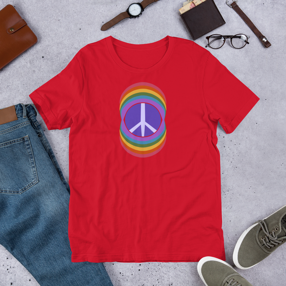 Rainbow Peace Unisex T-shirt