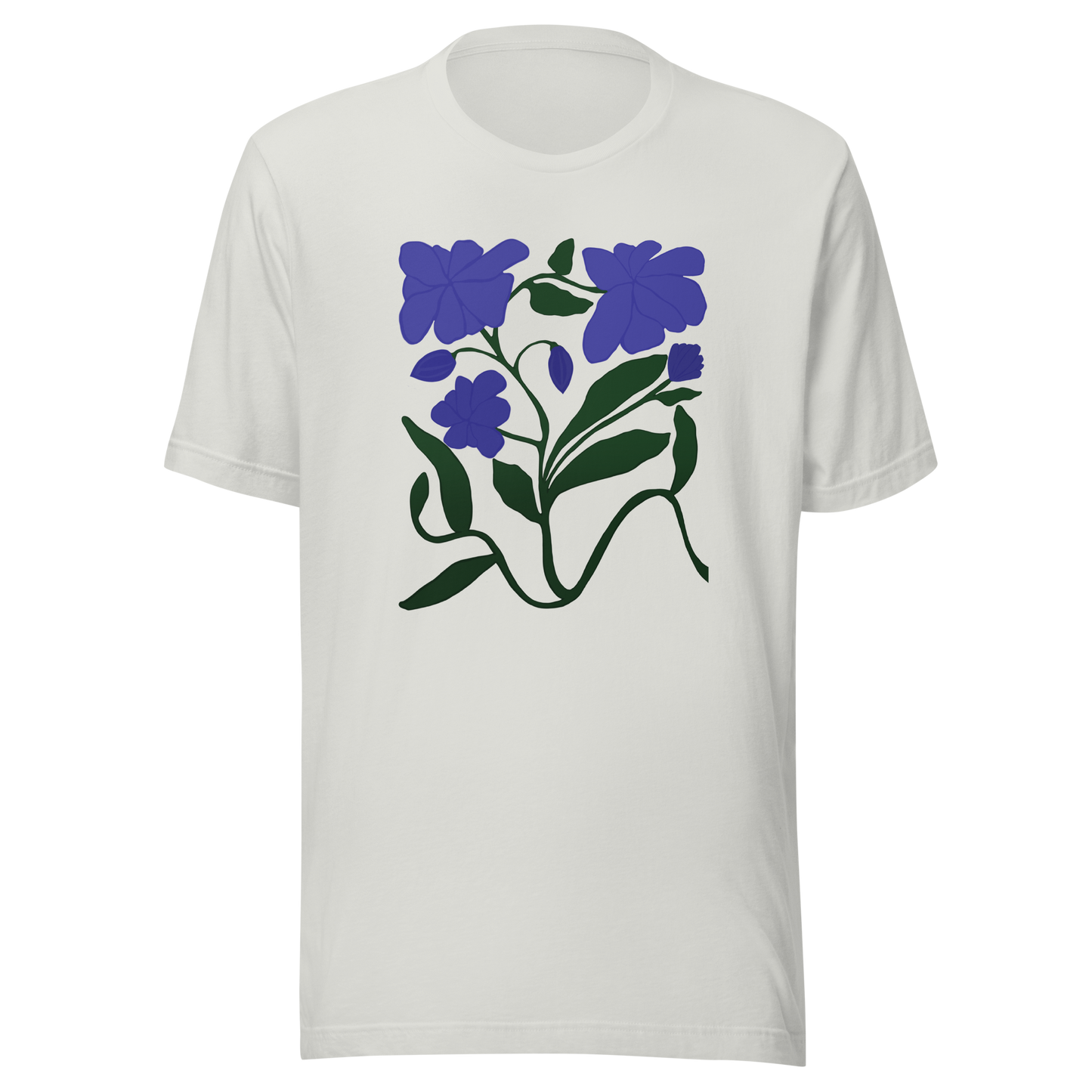 Retro Wildblumen Unisex T-Shirt