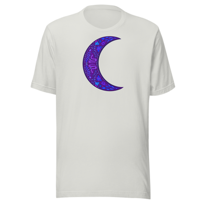 Serpent Moon Folk Art Unisex T-shirt