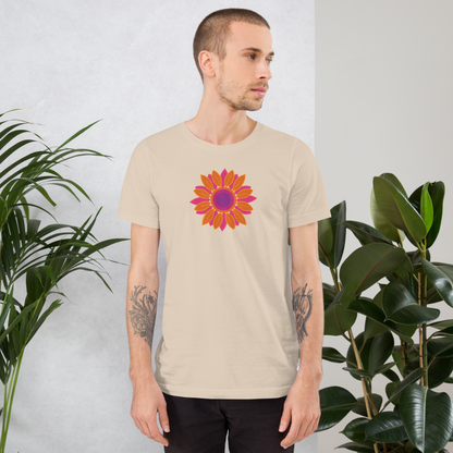 Retro Sun Daisy Unisex t-shirt