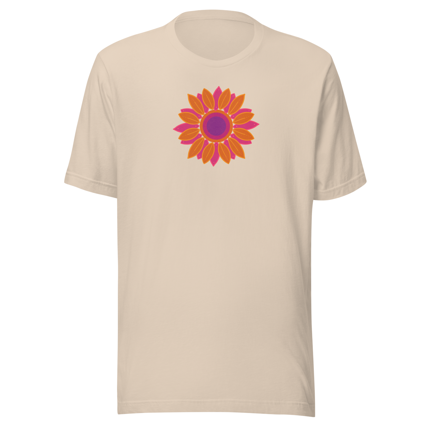 Retro Sun Daisy Unisex t-shirt