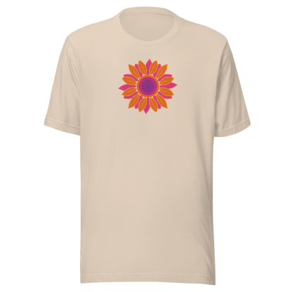 Retro Sun Daisy Unisex t-shirt