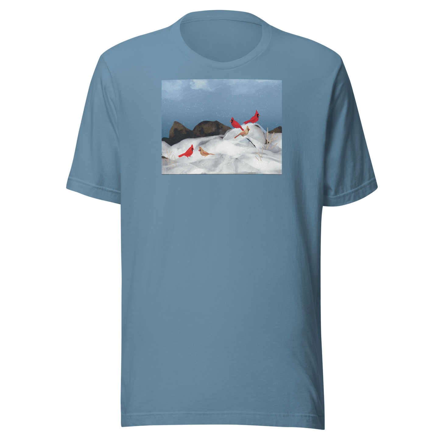 Winter Cardinals Unisex T-shirt