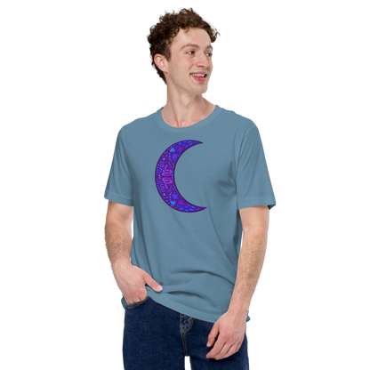 Serpent Moon Folk Art Unisex T-shirt