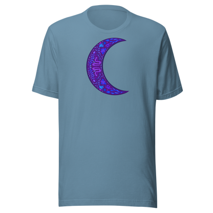 Serpent Moon Folk Art Unisex T-shirt