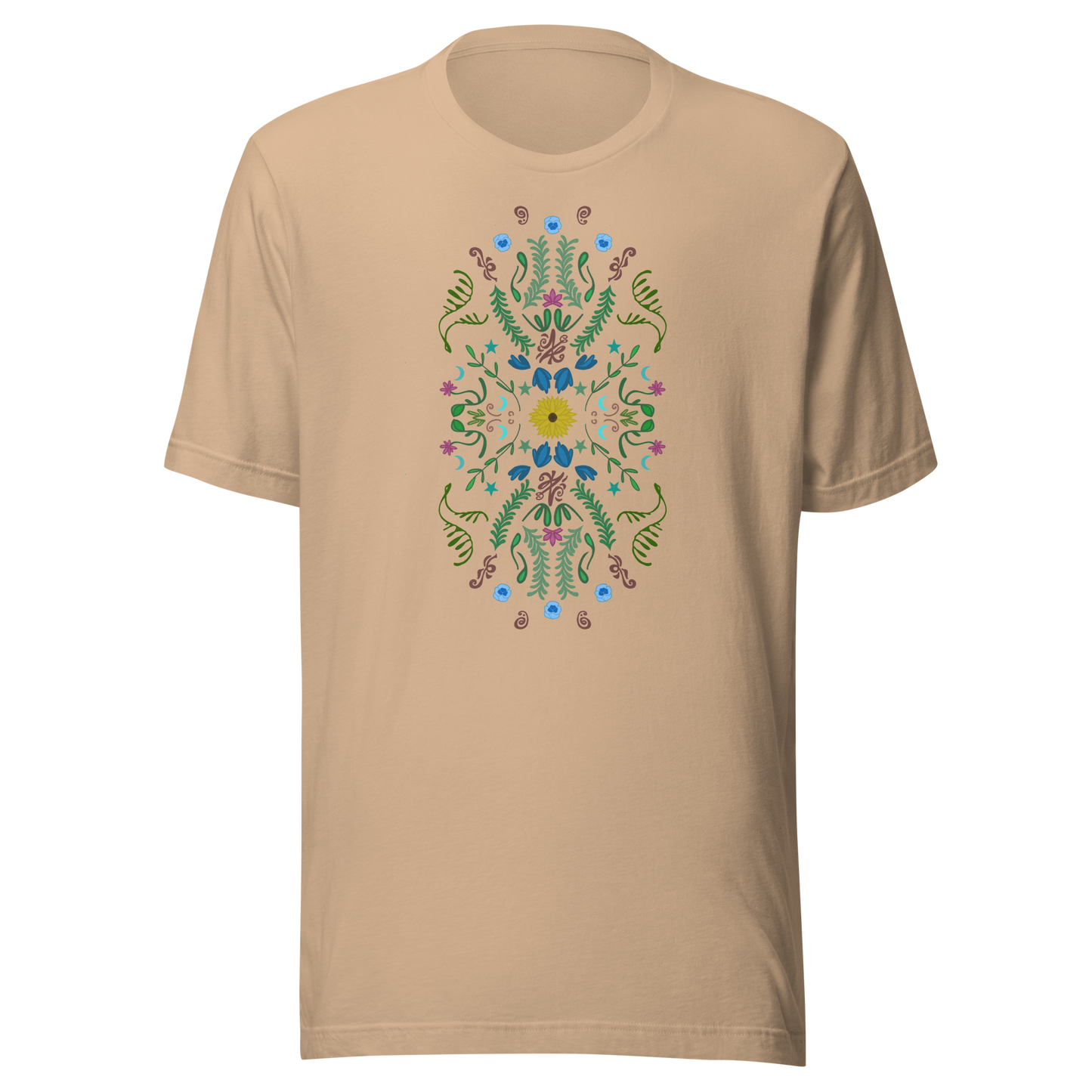 Sunflower Folk Art Unisex T-shirt