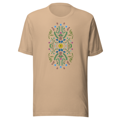 Sunflower Folk Art Unisex T-shirt