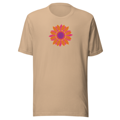 Retro Sun Daisy Unisex t-shirt