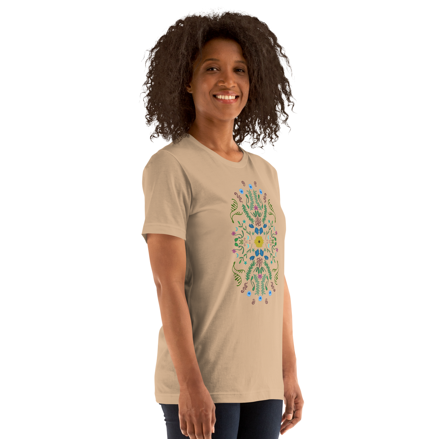 Sunflower Folk Art Unisex T-shirt