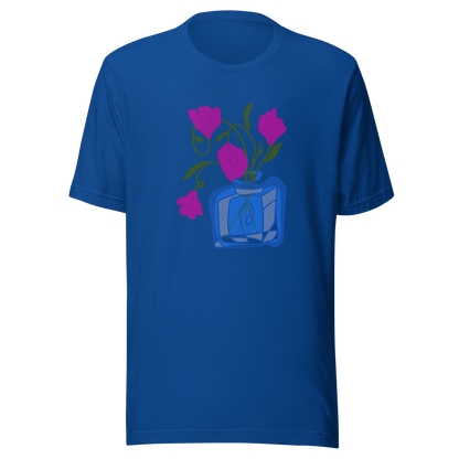 Retro Bell Flowers Unisex T-shirt