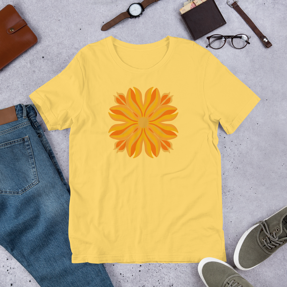 Retro Sunburst Unisex T-shirt