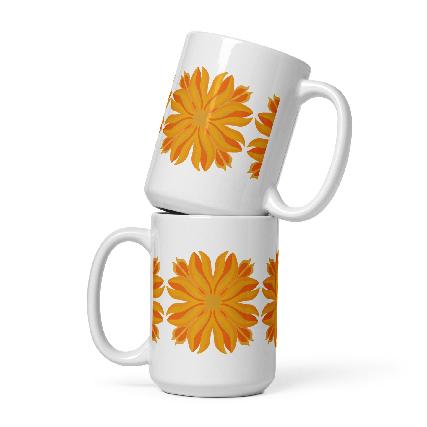 Retro Sunburst Mug