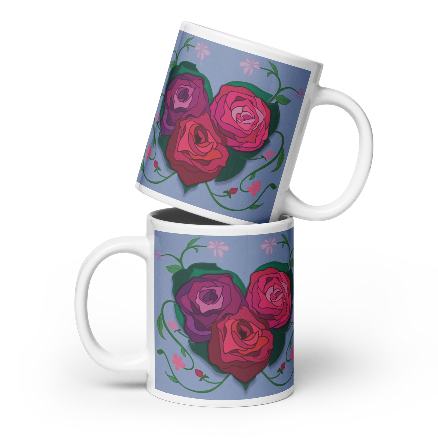 Tasse mit Rosenherz