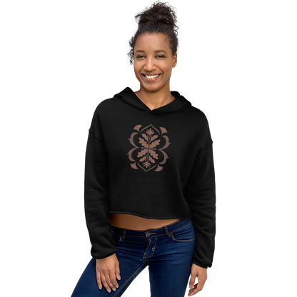 Autumn Filigree Crop Hoodie