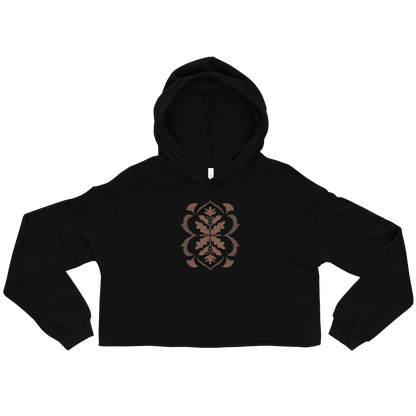 Autumn Filigree Crop Hoodie