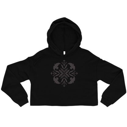 Ravens of the Shadow Lands Crop Hoodie