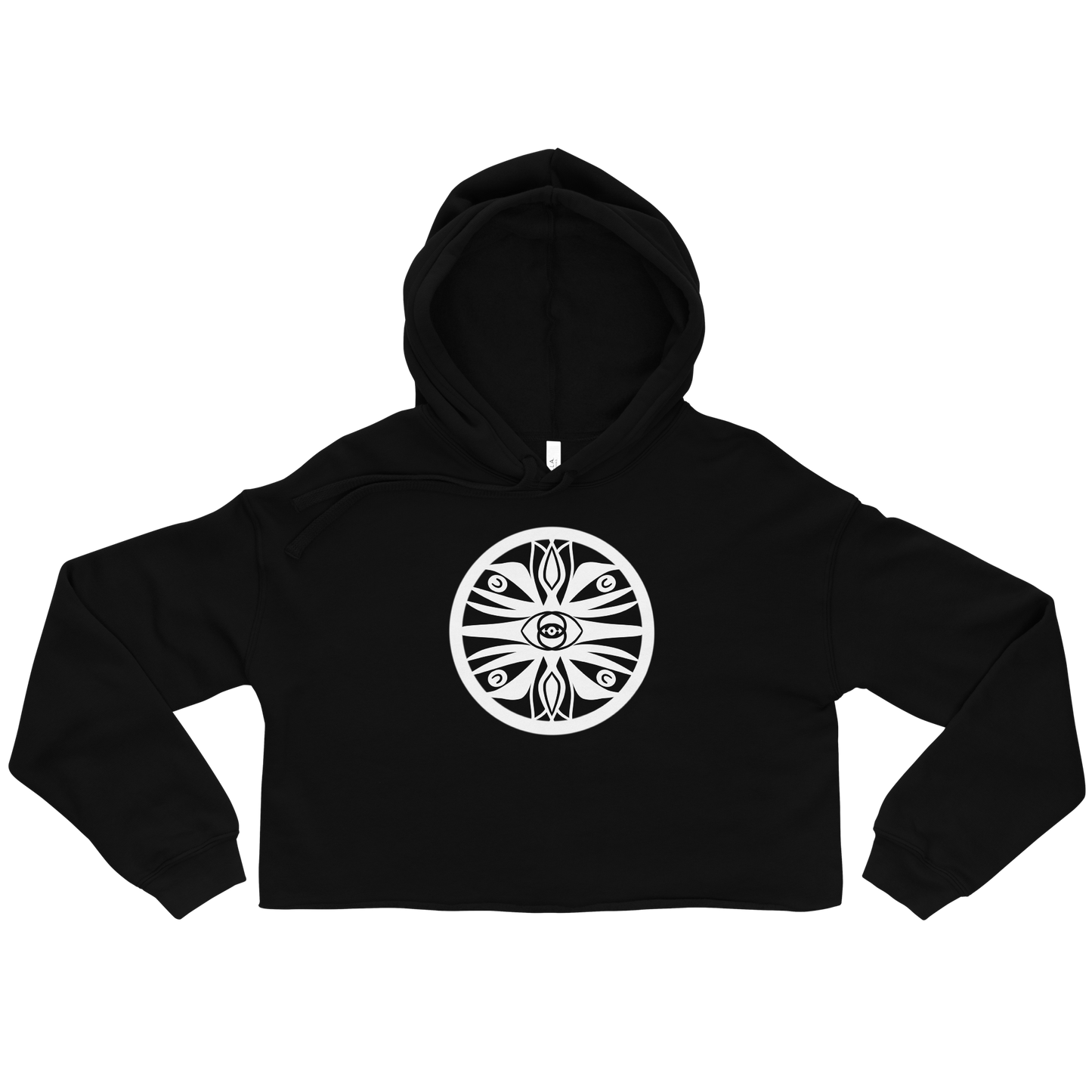 Eye of the Oracle Emblem Crop Hoodie