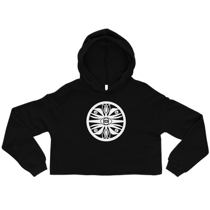 Eye of the Oracle Emblem Crop Hoodie