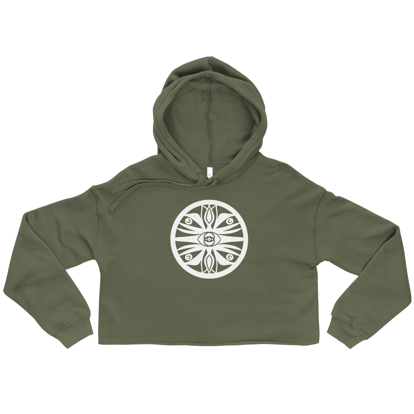 Eye of the Oracle Emblem Crop Hoodie