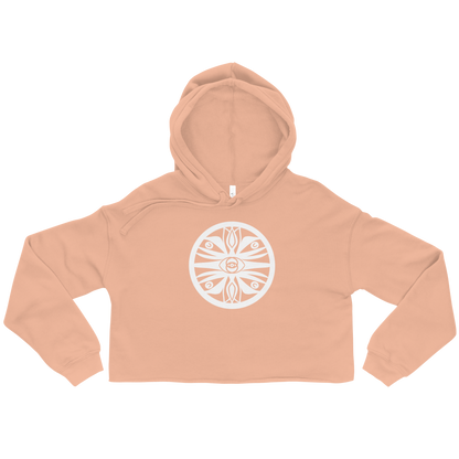 Eye of the Oracle Emblem Crop Hoodie