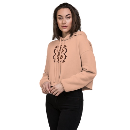 Autumn Filigree Crop Hoodie