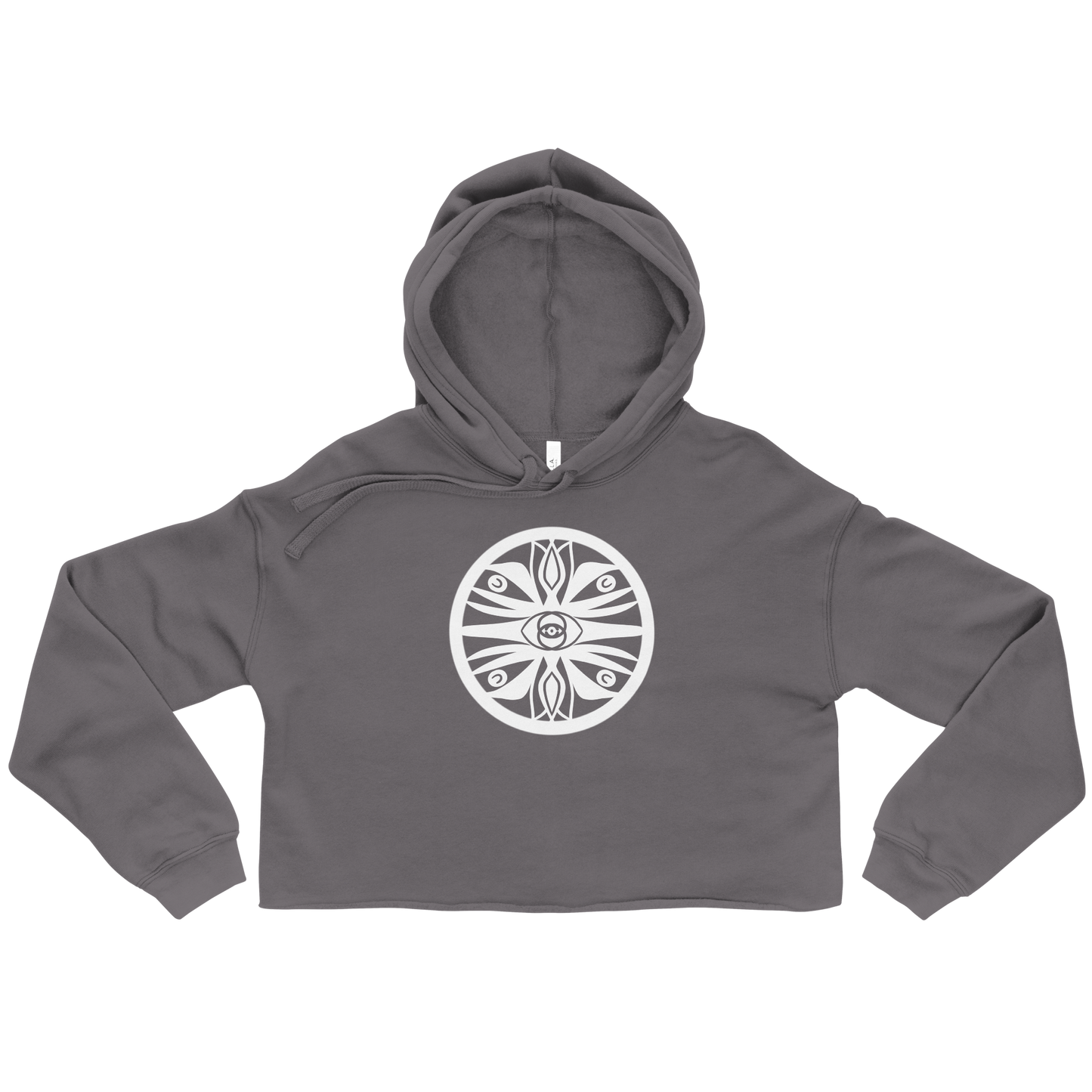 Eye of the Oracle Emblem Crop Hoodie