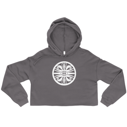 Eye of the Oracle Emblem Crop Hoodie