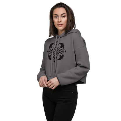 Ravens of the Shadow Lands Crop Hoodie