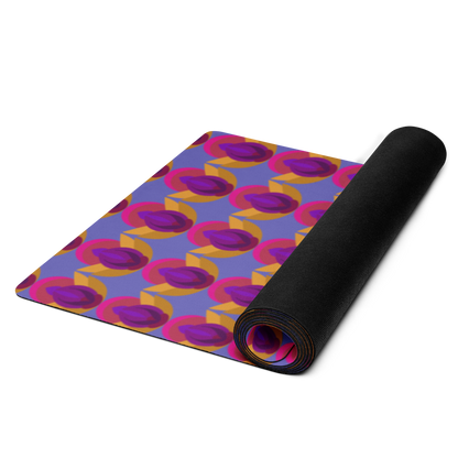 Retro Lotus Yoga Mat