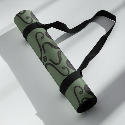 Serpentine Veil Emblem Yoga Mat