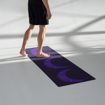 Serpent Moon Folk Art Yoga Mat