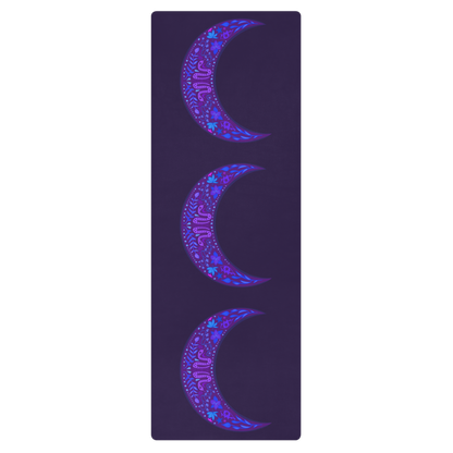 Serpent Moon Folk Art Yoga Mat