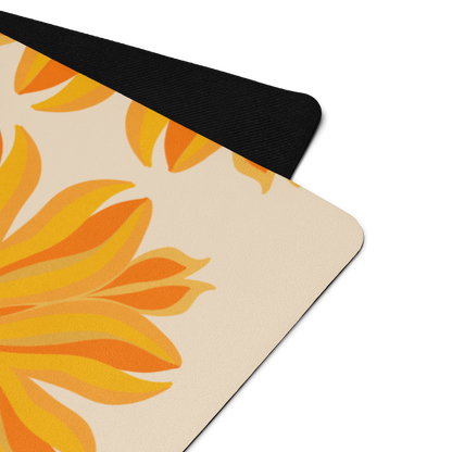 Retro Sunburst Yoga Mat