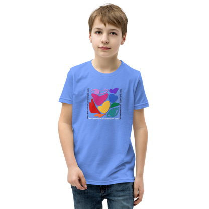 Love Comes in All Shapes and Sizes Youth T-Shirt